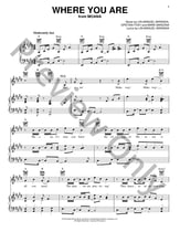 Where You Are piano sheet music cover